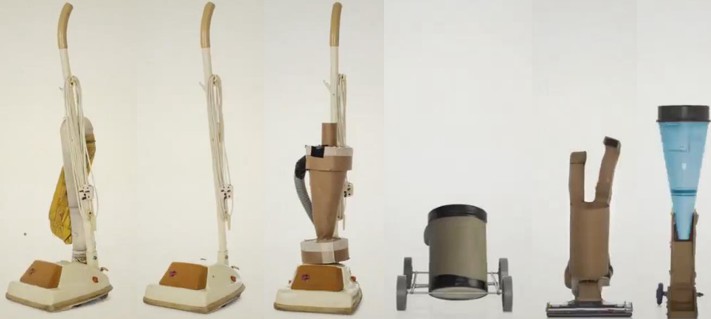 James Dyson's 5217 Failed Prototypes First Cyclone Vacuum Cleaner